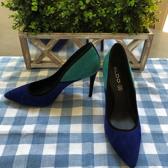 Aldo Shoes - PRICE DROP!!! Aldo Genuine Leather Blue Pumps!